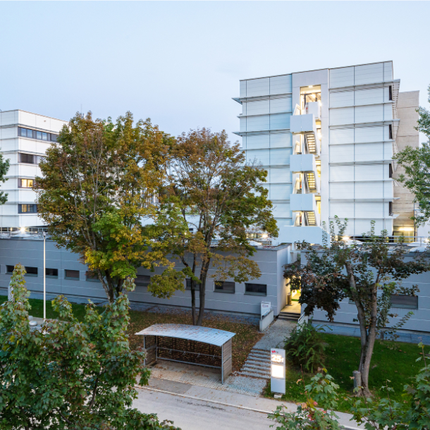 Gebäude am Campus Inffeldgasse